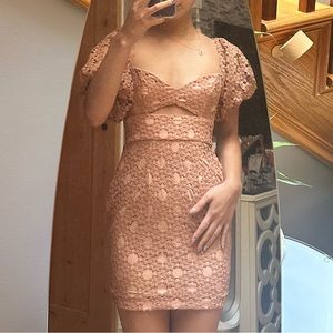 Selfie Leslie Bodycon Lace Dress